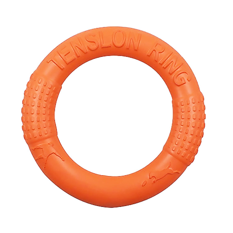 Dog Toys Pets Tension Ring Tooth Cleaning Toys, Specification: Orange Small