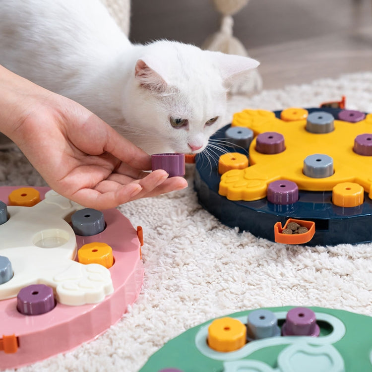 Pet Puzzle Slow Feeder Cat And Dog Food Tray Toy