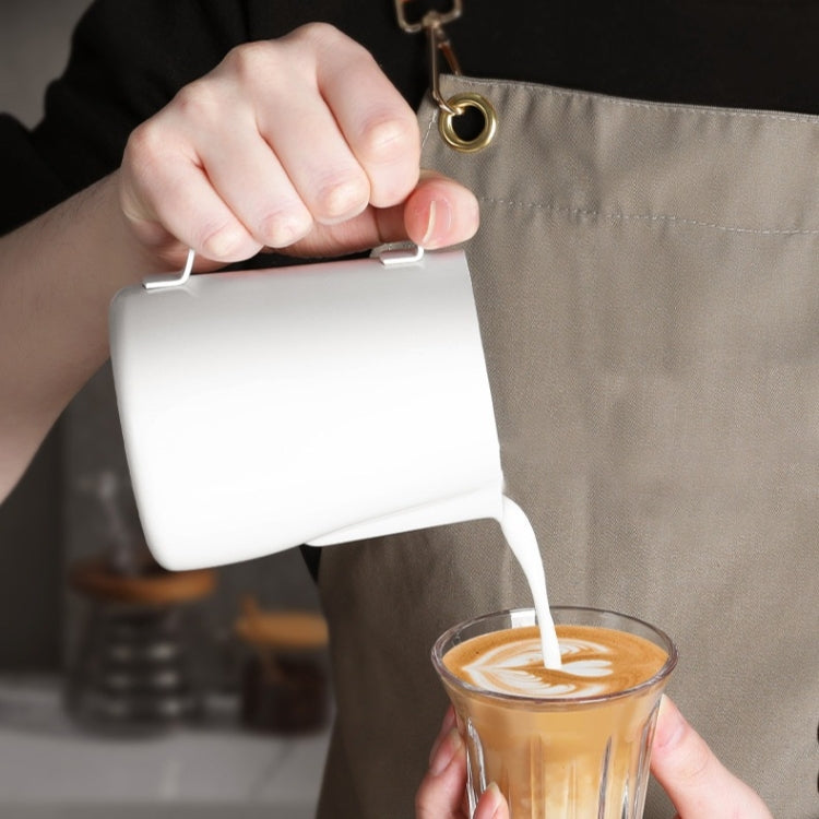 304 Stainless Steel Coffee Pot with Scale, Spec: 600ml (Black Beak)