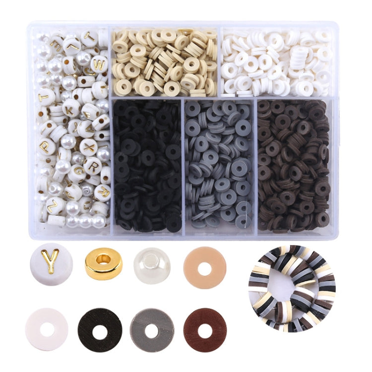 2 PCS 6 Grids Soft Pottery Beading Set DIY Bracelet Necklace Making