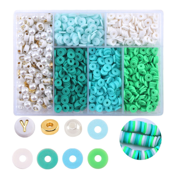 2 PCS 6 Grids Soft Pottery Beading Set DIY Bracelet Necklace Making