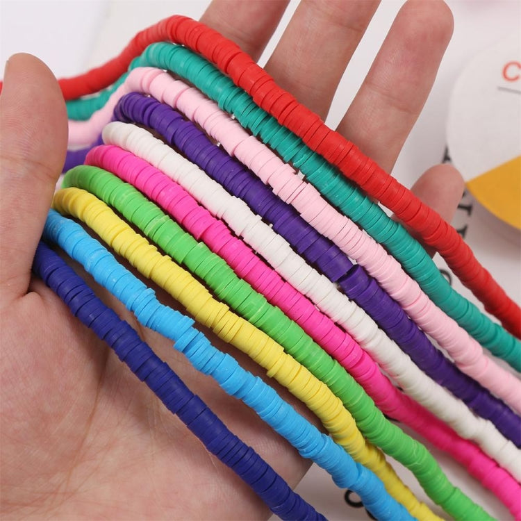 2 PCS 6 Grids Soft Pottery Beading Set DIY Bracelet Necklace Making