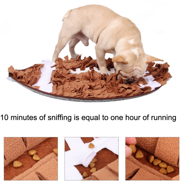 HT-344 Pet Foraging Pad Dog Sniffing Mat Anti-Choke Slow Food Pad(Green)