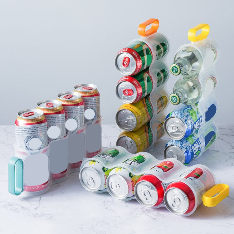 3 PCS Beer Cola Refrigerated Transparent Storage Box