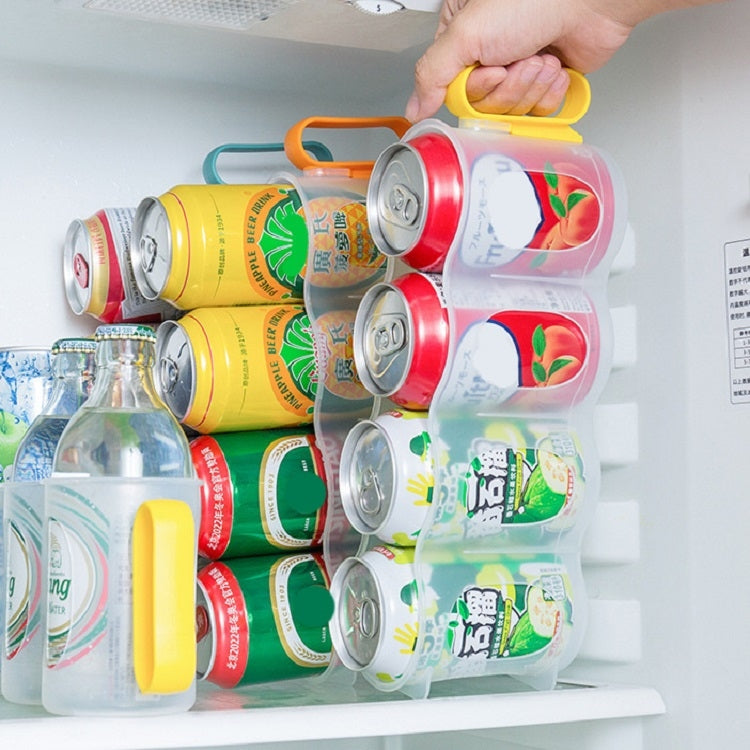 3 PCS Beer Cola Refrigerated Transparent Storage Box