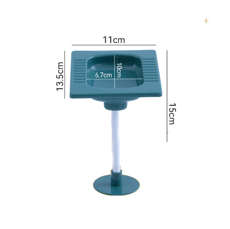 5 PCS Drainable No-Punch Soap Dish Wall Mounted Soap Rack