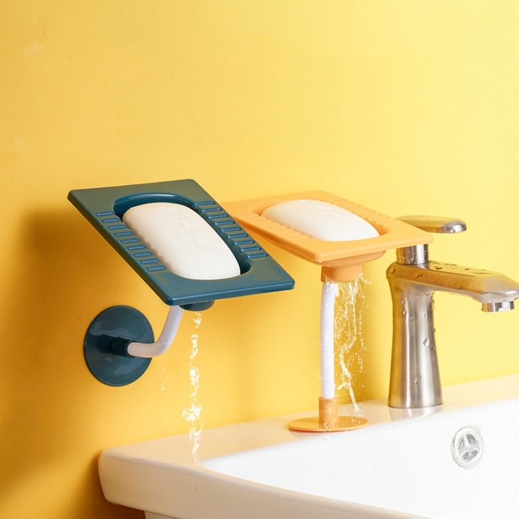 5 PCS Drainable No-Punch Soap Dish Wall Mounted Soap Rack
