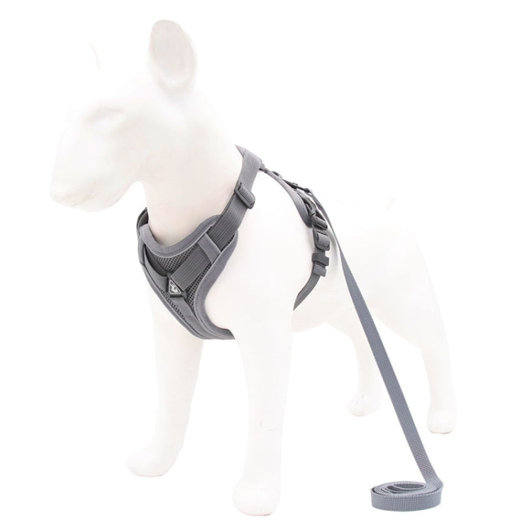 HT-864 Pet Traction Rope Reflective Breathable Dog Chest Strap Vest, Size: