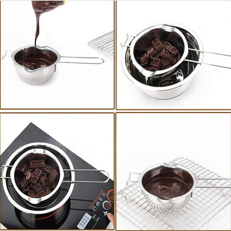 Stainless Steel Chocolate Water-proof DIY Baking Heating Melting Pot, Style:201 Material