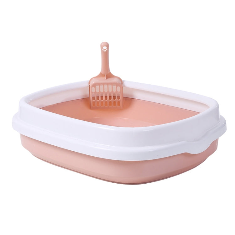 Semi-enclosed Cat Litter Box Cat Toilet With Cat Litter Shovel, Specification: S