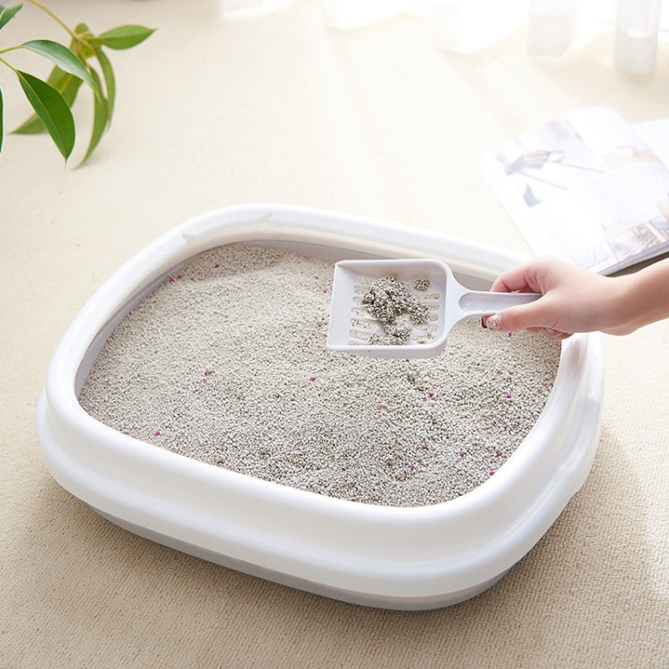 Semi-enclosed Cat Litter Box Cat Toilet With Cat Litter Shovel, Specification: S