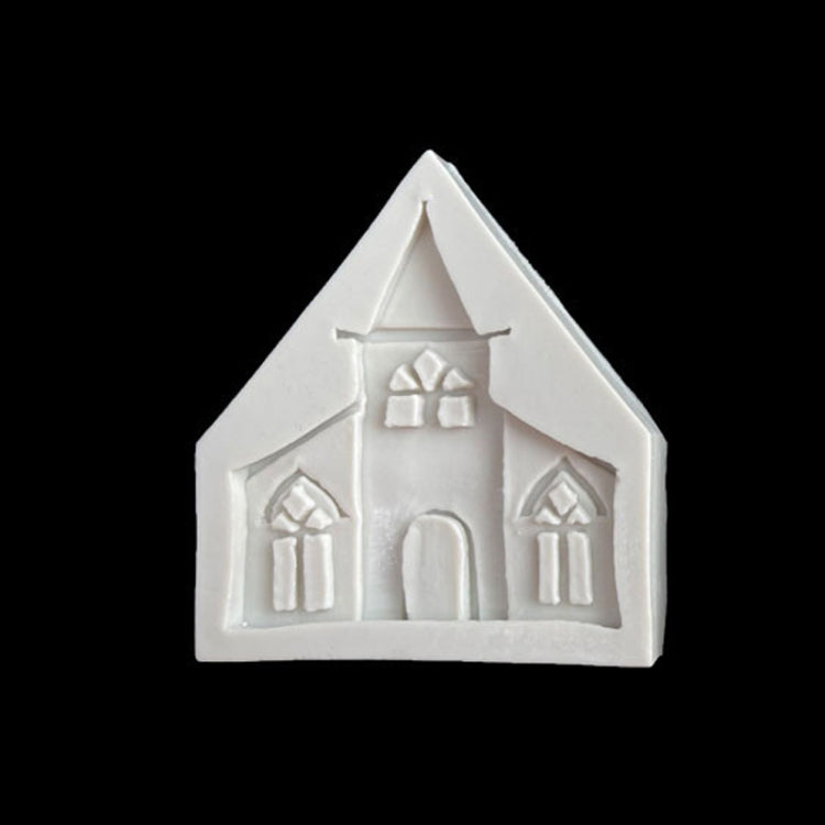 5PCS Castle Musical Silicone Mold Chocolate Fondant Cake Decor, Style:, Specification: Triangle