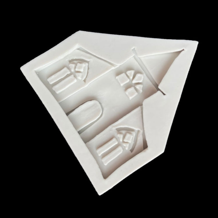 5PCS Castle Musical Silicone Mold Chocolate Fondant Cake Decor, Style:, Specification: Triangle