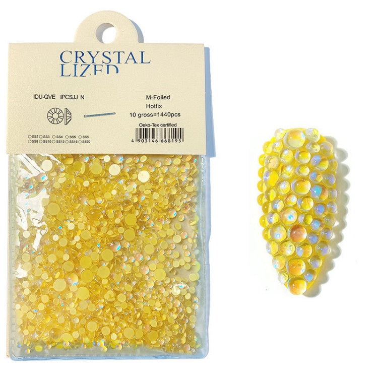 SP0444 1440Pcs/Pack Mermaid Symphony Nail Flat Bottom Drills