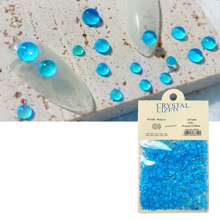 SP0444 1440Pcs/Pack Mermaid Symphony Nail Flat Bottom Drills