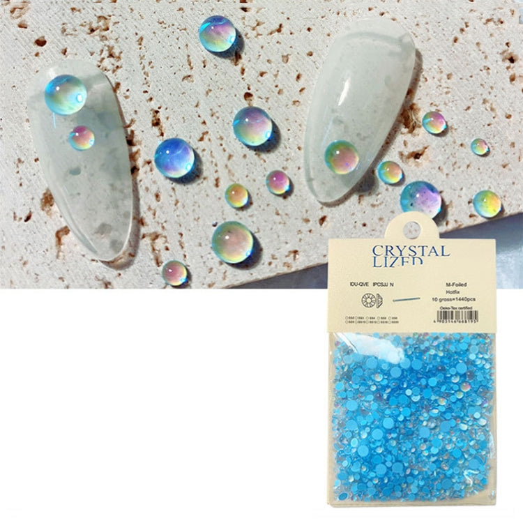 SP0444 1440Pcs/Pack Mermaid Symphony Nail Flat Bottom Drills