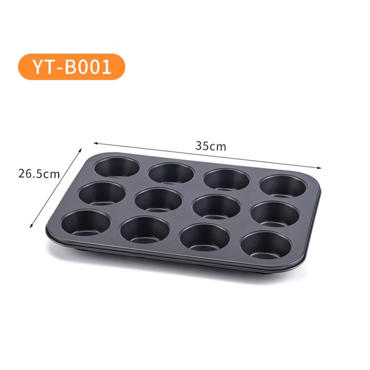 Oven Carbon Steel Cake Sandwich Bakeware, Specification: YT-B001-Black