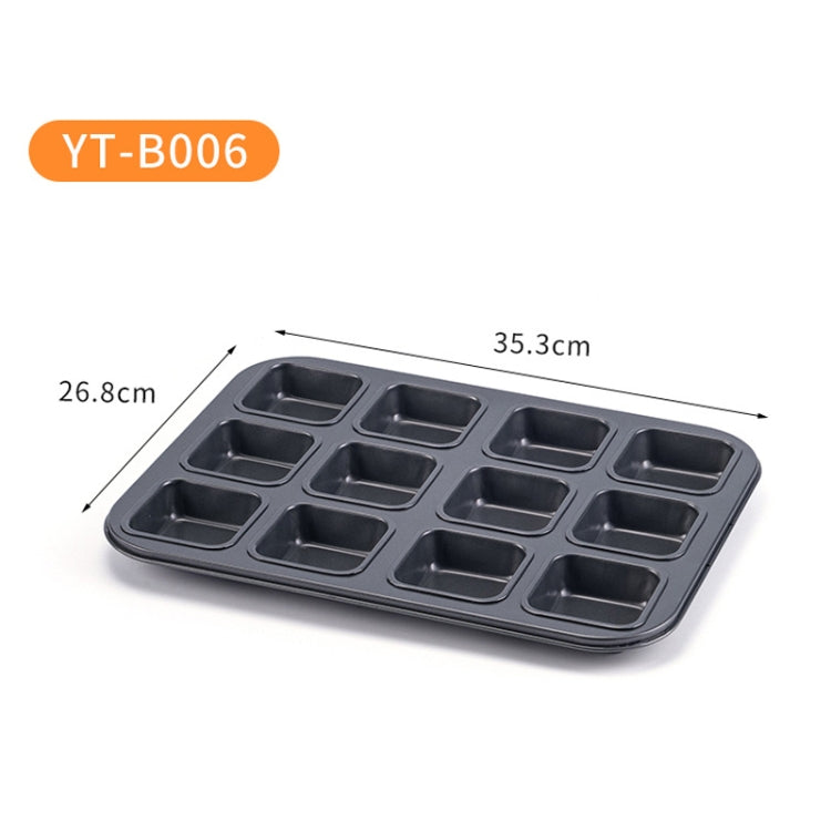 Oven Carbon Steel Cake Sandwich Bakeware, Specification: YT-B006-Black