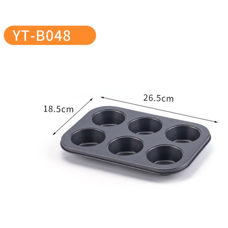 Oven Carbon Steel Cake Sandwich Bakeware, Specification: YT-B048-Black