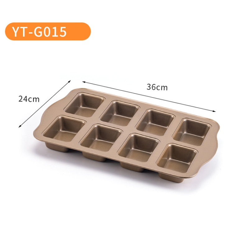 Oven Carbon Steel Cake Sandwich Bakeware, Specification: YT-G015-Gold