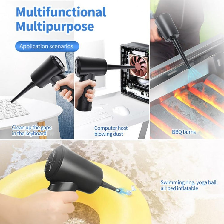 68W 51000RPM Portable Handheld Dust Blower Wireless Vacuum Cleaner With LED Lamp Lighting(6000mAh)