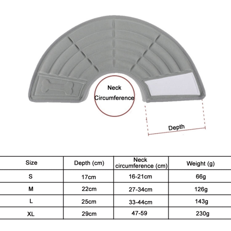 Pet Grooming Anti-Bite Neck Ring, Specification: S