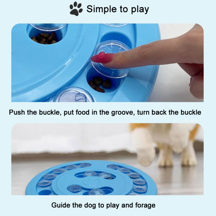 Dog & Cat Relieve Boredom Interactive Toy Puzzle Slow Food Plate, Specification: 30x30cm
