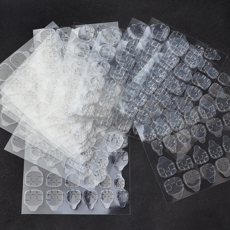 30 PCS 24 Stickers/Sheet Nail Art Double Sided Jelly Glue, Specification: Yellow