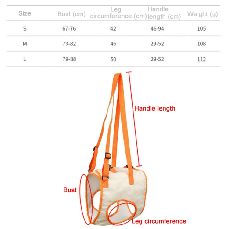 Pet Leash Assistive Belt For Postoperative Disabled Elderly Dogs Front Legs M