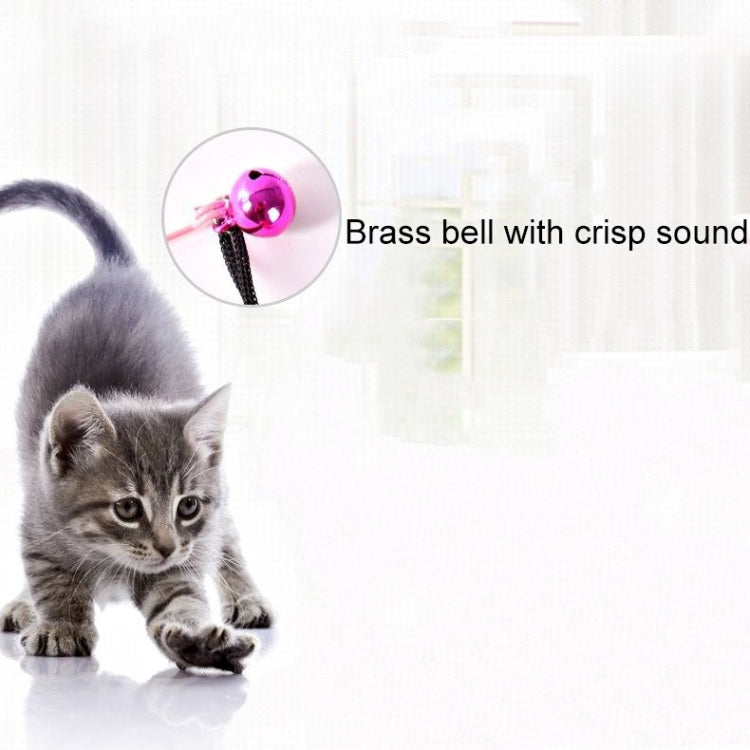 5 PCS Wire Funny Cat Stick With Bell Cat Toy, Style: Caterpillar