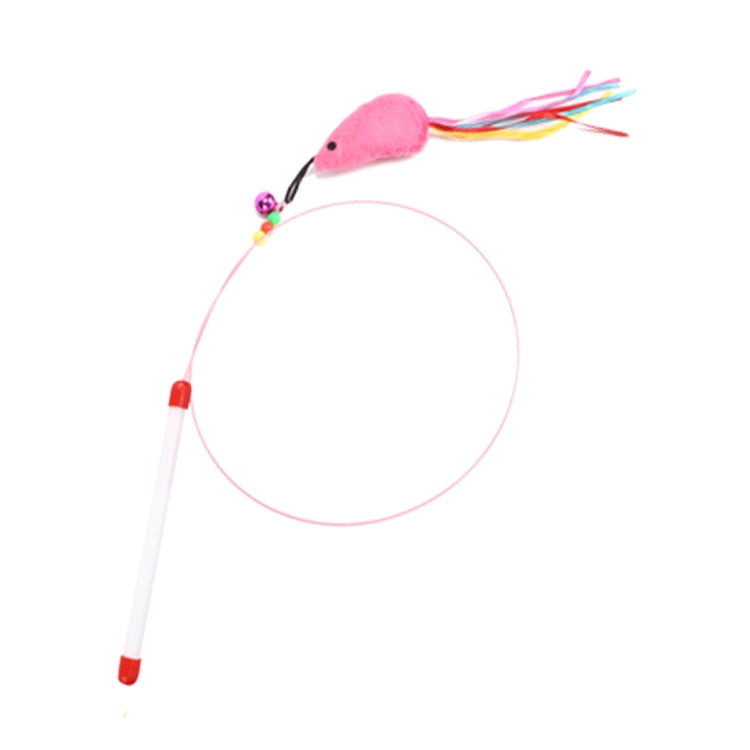 5 PCS Wire Funny Cat Stick With Bell Cat Toy, Style: Mouse