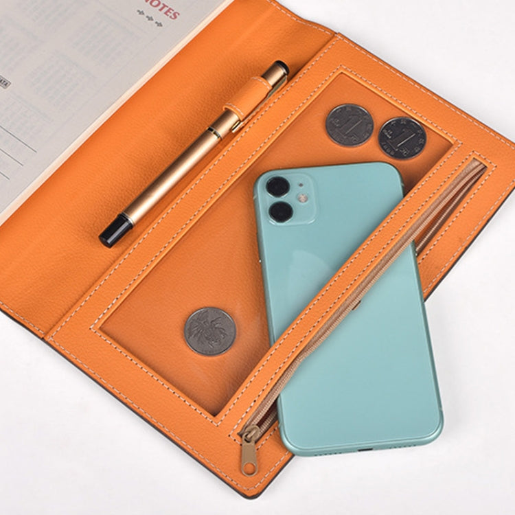 A5 Business Loose-leaf Notebook Office Stationery Leather PU Notepad