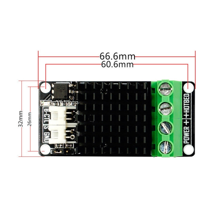 3D Printer Motherboard Accessories High Power Expansion MINI MOS Module