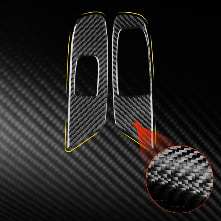 For Chevrolet Corvette C8 Right-Hand Drive Door Lift Panel Sticker - Black