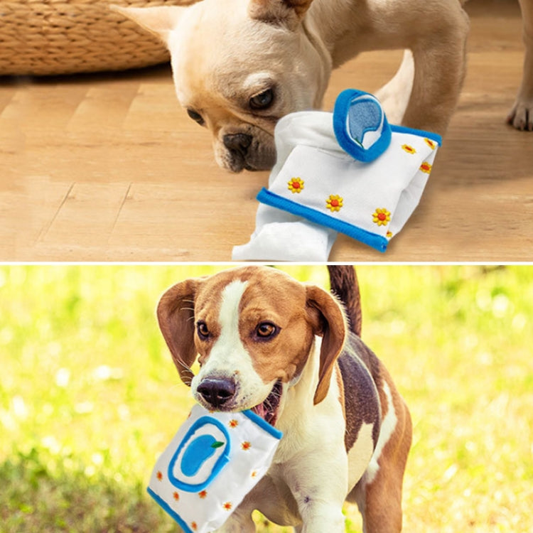Pet Voice Molars Hide Food And Draw Paper Dog Educational Toy, Specification: White Square
