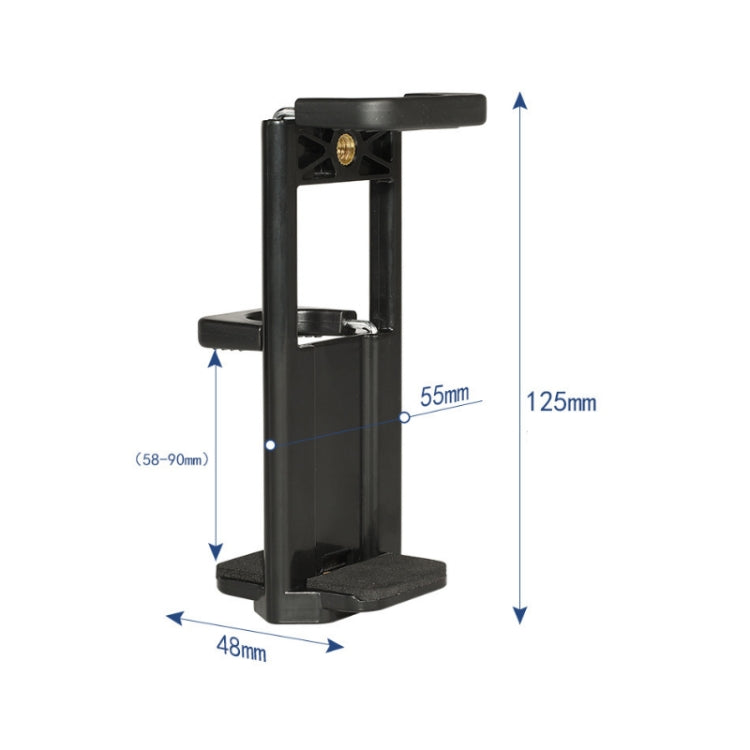2 PCS Mobile Phone Tablet Universal Desktop Multi-function Live Broadcast Bracket(Black)