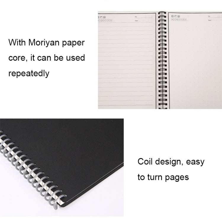 KCA02 Erasable Waterproof Coil Notebook, Spec: A5 Square