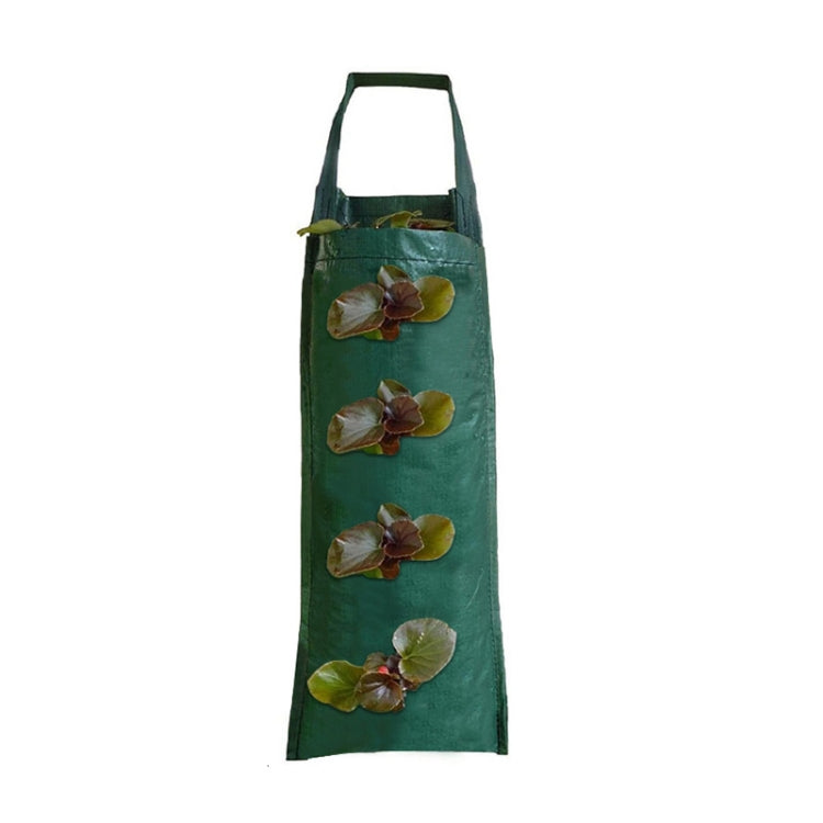 2 PCS Multi-Port Grow Bags For Plant Strawberry Potato Hanging Planting Pots, Size: 4 Port