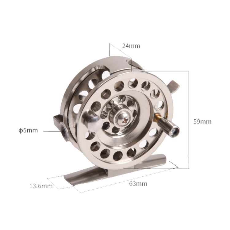 LEO 27757 Fast Reel Before Reeling Lever Brake Ice Fishing Reel, Specification: BLD 60 Right Hand