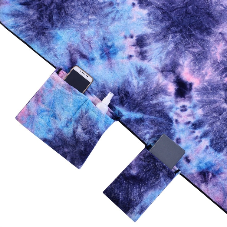 Tie Dye Microfiber Beach Recliner Cover Absorbent Quick Dry Recliner Mat