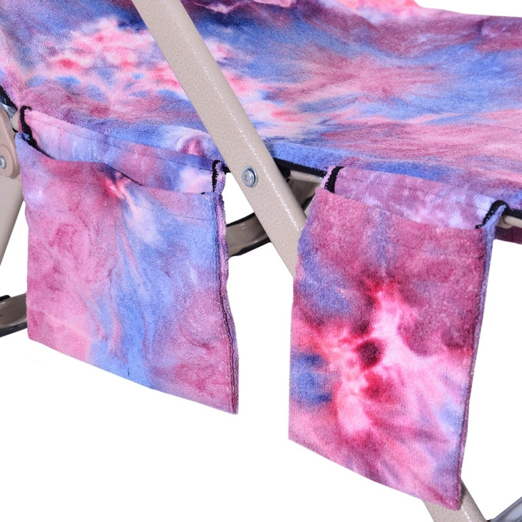 Tie Dye Microfiber Beach Recliner Cover Absorbent Quick Dry Recliner Mat