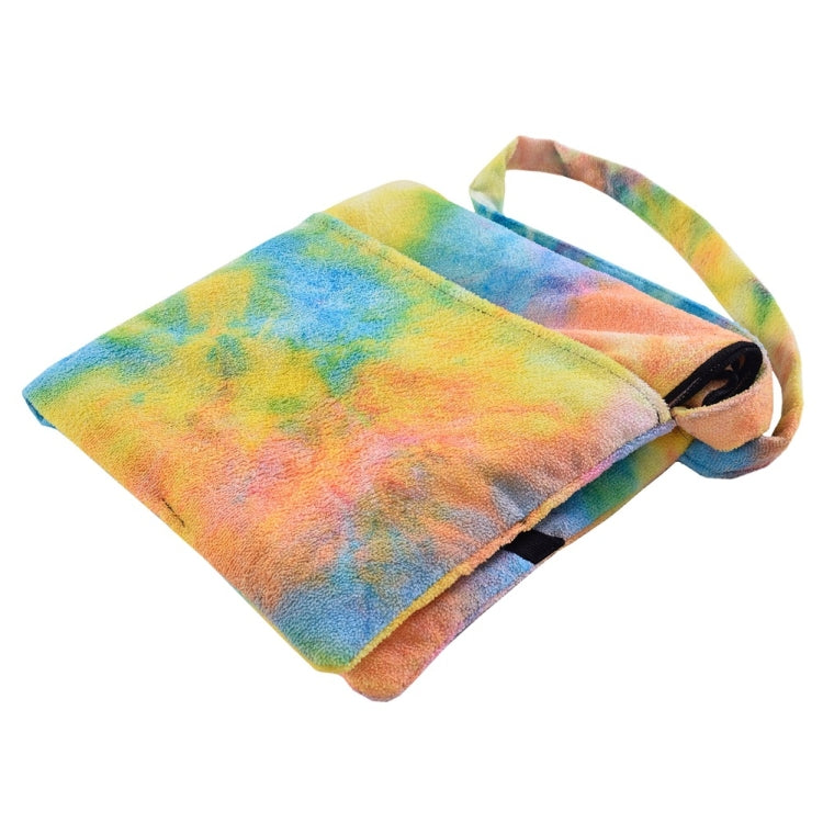 Tie Dye Microfiber Beach Recliner Cover Absorbent Quick Dry Recliner Mat