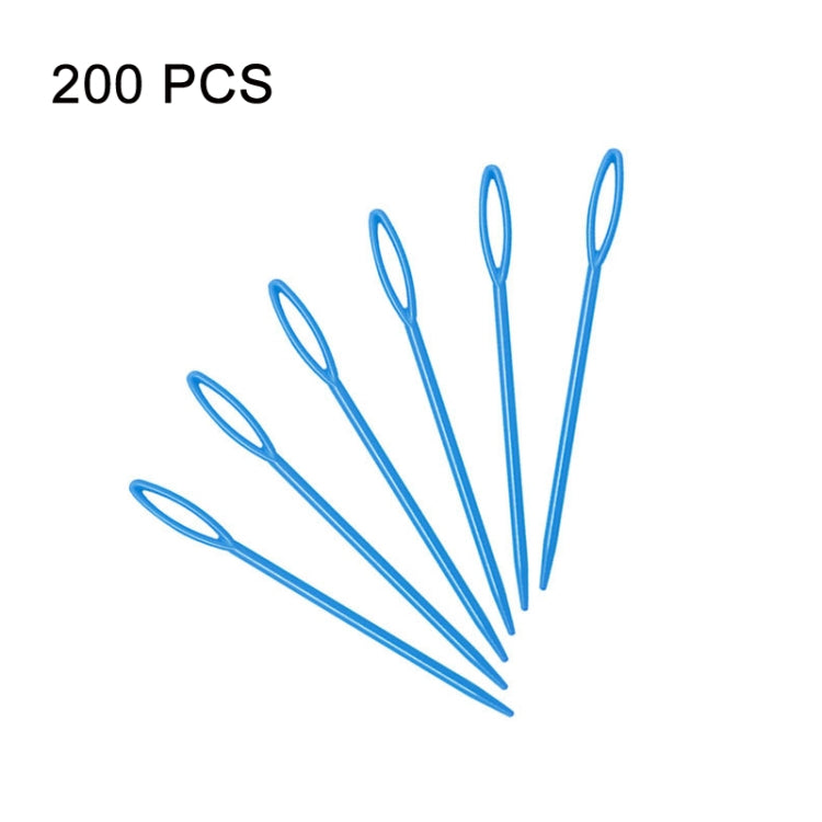 200 PCS 9cm Plastic Sewing Needle Color Sweater Knitting Tool