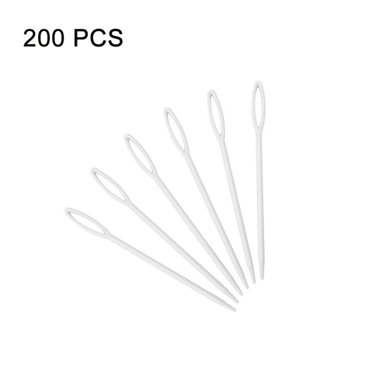 200 PCS 9cm Plastic Sewing Needle Color Sweater Knitting Tool