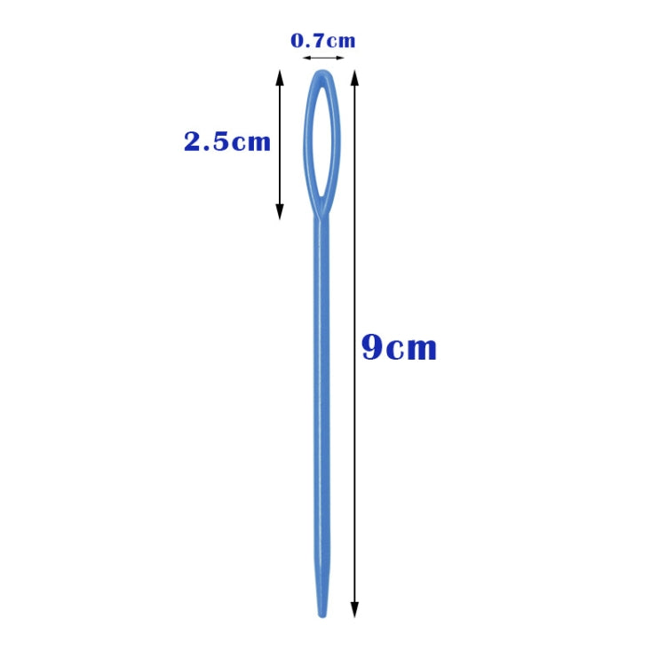 200 PCS 9cm Plastic Sewing Needle Color Sweater Knitting Tool