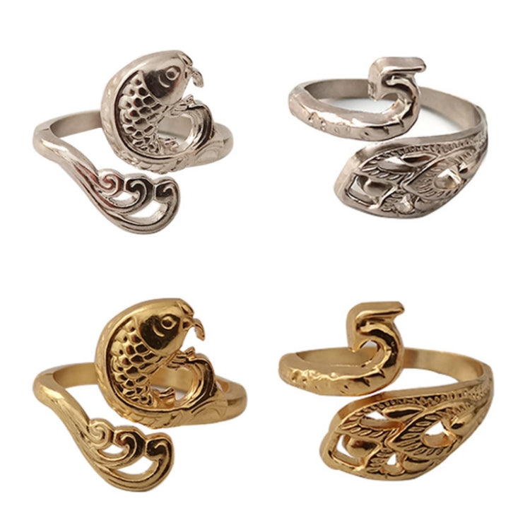 10 PCS Ethnic Style Hook Line Ring Retro Jewelry Sewing Tools