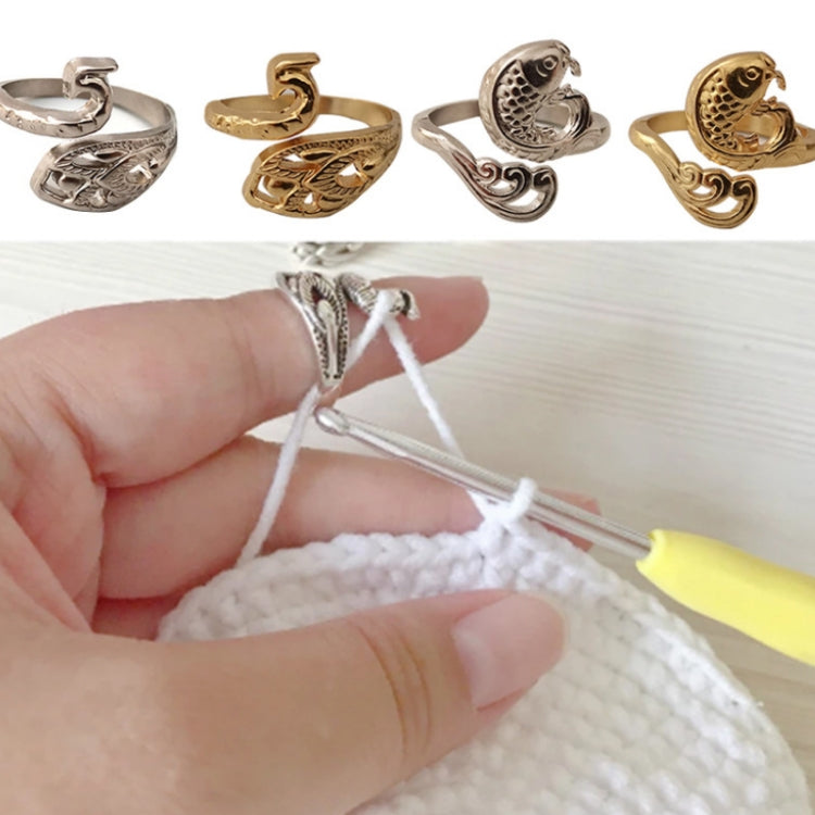 10 PCS Ethnic Style Hook Line Ring Retro Jewelry Sewing Tools