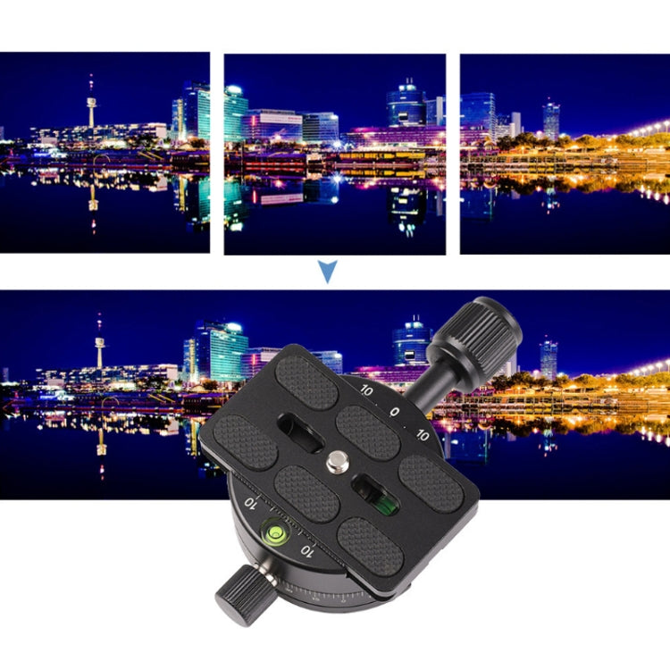 360 Degree Rotating Panorama Pan Tilt Quick Mounting Clamp