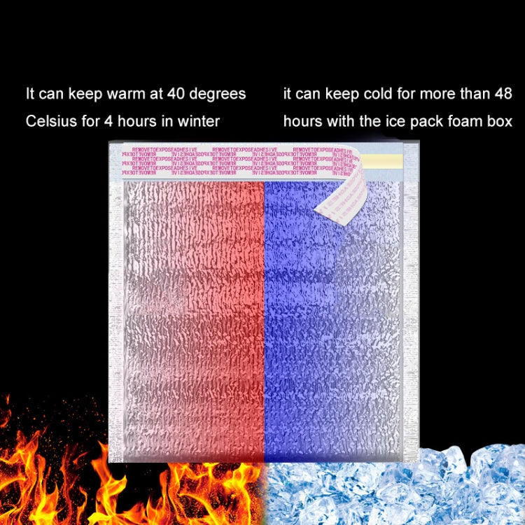 2 PCS Aluminum Foil Storage Bag With Tape For Thermal Insulation And Cold Storage of Food