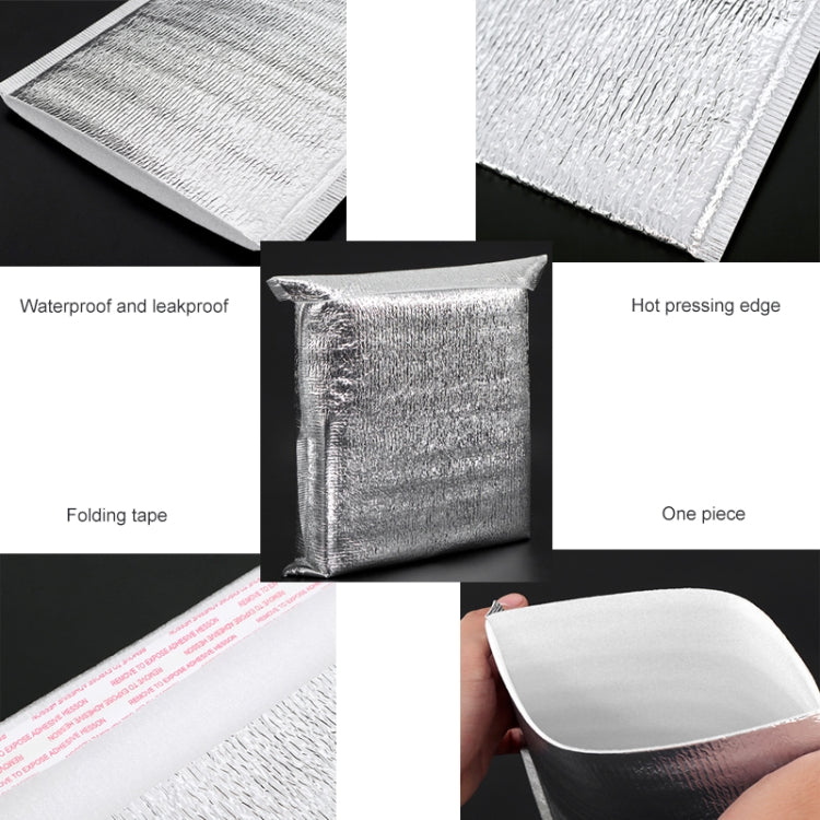 2 PCS Aluminum Foil Storage Bag With Tape For Thermal Insulation And Cold Storage of Food
